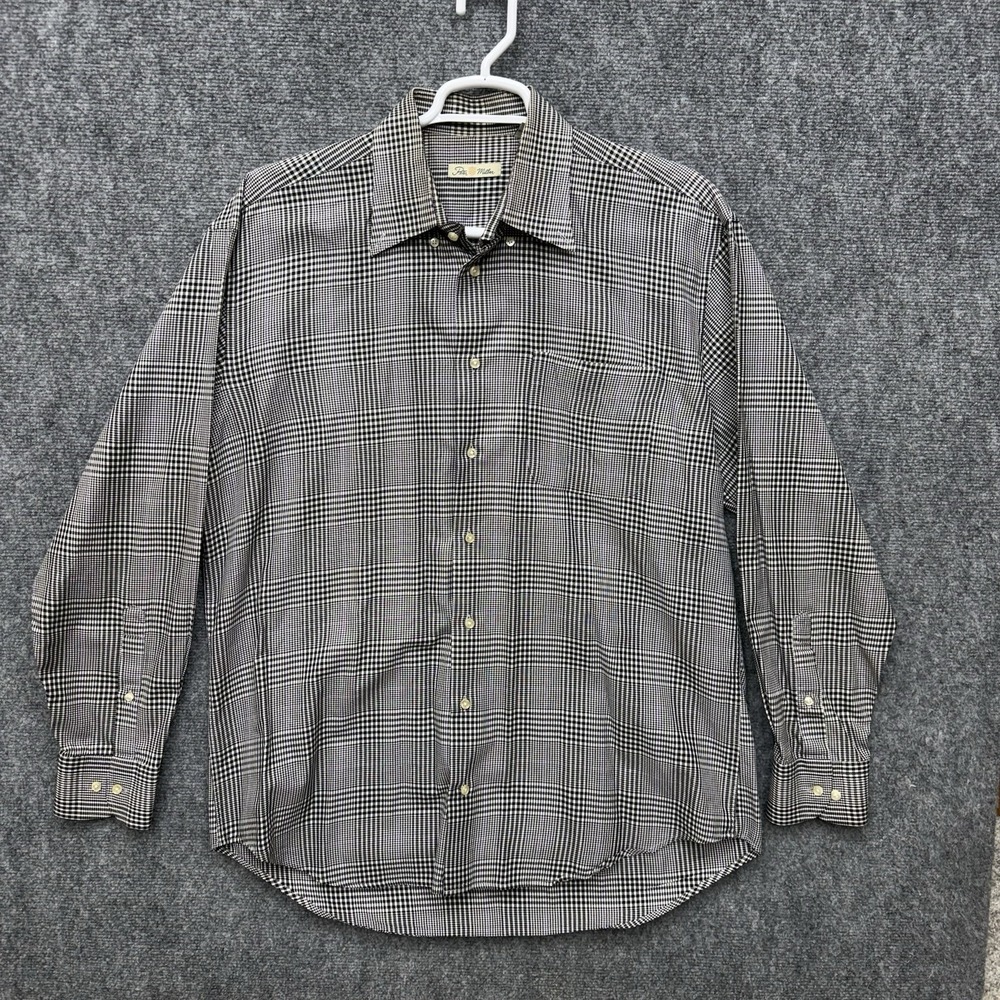 Peter Millar button up long sleeve shirt men's Large (RN:100308)